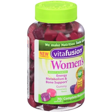 Gummy vitaminas Fórmula multivitamina completa de Vitafusion mujeres 70 ct