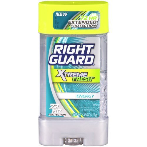 Derecho protector Xtreme fresco energía Gel antitranspirante y desodorante 4 onzas (paquete de 4)