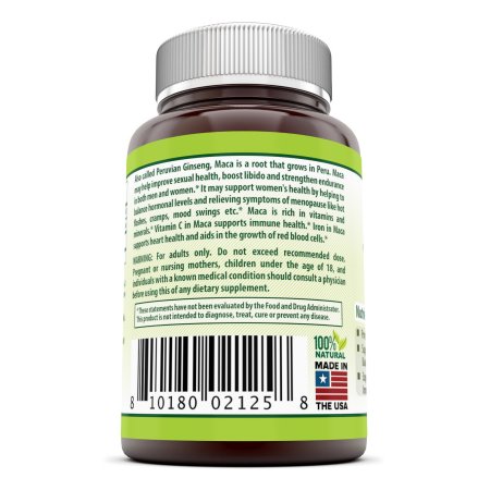 Herbal Secrets Maca 500 Mg 250 Caps