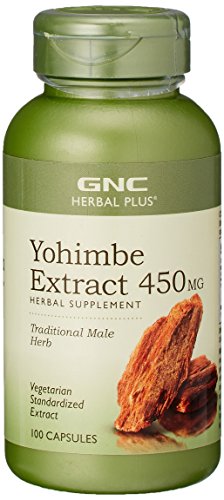 GNC Herbal Plus ® estandarizado Yohimbe 100 cápsulas