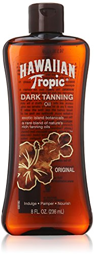 Hawaiian Tropic bronceado oscuro sol cuidado hidratante aceite - 8 onzas