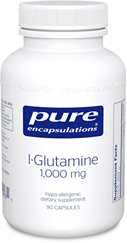 Encapsulaciones puras - l-glutamina 1.000 mg. 90 (envasado de alta calidad)