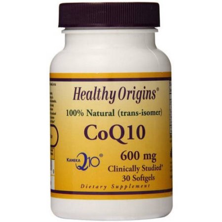Healthy Origins CoQ10, Kaneka Q10, 100% natural, 600 mg, 30 CT