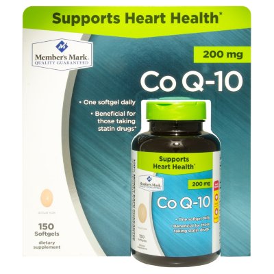 Member's Mark Co Q-10 de los Suplementos Dietéticos de 200 mg (150 ct).