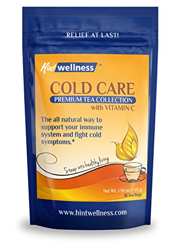 Frío cuidado con vitamina C - Booster inmune Natural - mezcla de té de hierbas para apoyo inmune - por sugerencia de bienestar - 45g