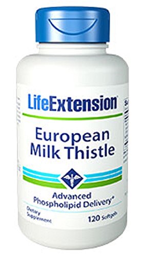 Vida extensión europea leche fosfolípido cardo avanzada entrega cápsulas, cuenta 120