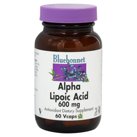 Bluebonnet Nutrition - ácido alfa lipoico 600 mg. - 60 cápsulas vegetales