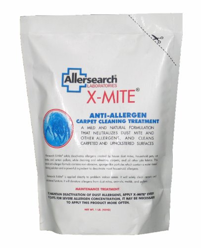 X-Mite contra alergenos polvo húmeda Alfombra limpiador