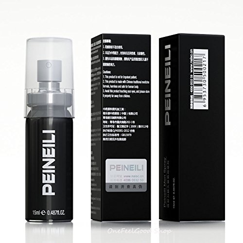 Misión sexual más largo retrasa externa Peineili del aerosol para los hombres evitar la eyaculación precoz (negro) peso neto 15 ml.