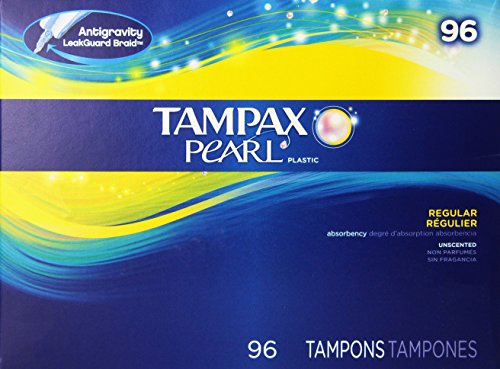 Tampax Pearl absorbencia Regular Unscented tampones, cuenta 96
