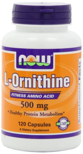 AHORA alimentos L-ornitina, 120 cápsulas / 500mg