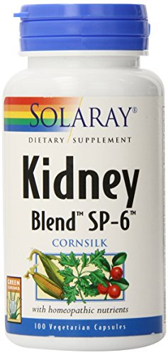 Solaray riñón mezcla SP-6, cuenta 100