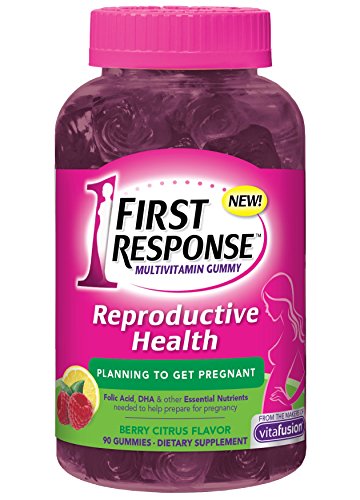 Primera respuesta salud reproductiva multivitamínico gomoso, cuenta 90