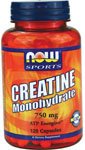 Ahora alimentos: Monohidrato de creatina 750 mg, 120 Caps