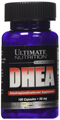 Ultimate Nutrition DHEA-Dehidroepiandrosterona cápsulas, 50 mg, frasco de 100 cápsulas