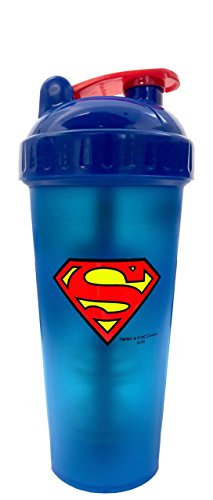 Vibrador perfecto héroe serie Superman Shaker Cup, 28 onzas (800ml)