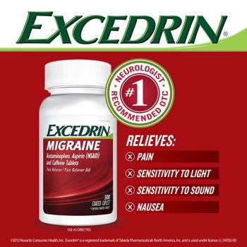 Excedrin migraña dolor analgésico/ayuda - 300 comprimidos recubiertos