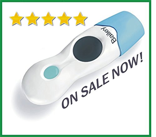 Mejor bebé infrarrojo termómetro exacto y fácil de usar para cualquier persona - niño o adulto - oído, arteria Temporal y la frente - a la venta! -Puede utilizarse con métodos sin contacto.