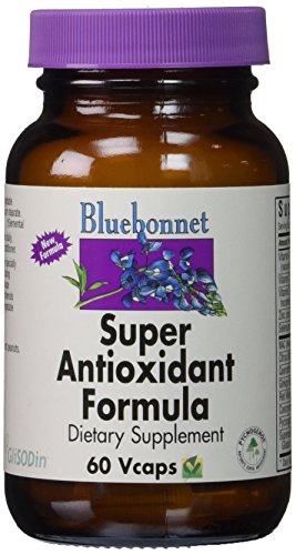 BlueBonnet Super antioxidante fórmula cápsulas vegetarianas, cuenta 60