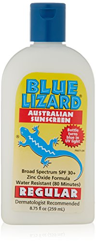 Azul lagarto australiano protección solar, Regular, SPF 30 +, 8,75 onzas botella