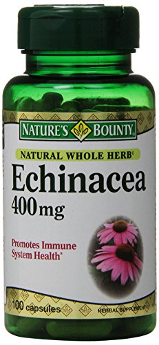Recompensa Natural hierba entera Echinacea de la naturaleza 400mg, 100 cápsulas