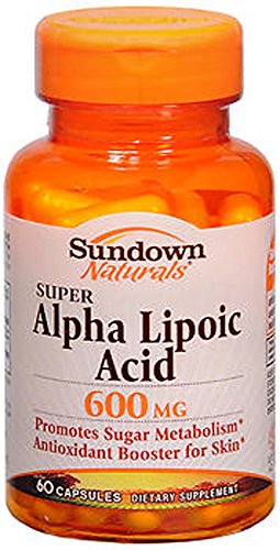 Sundown Naturals Super alfa lipoico ácido 600 Mg 60 cápsulas