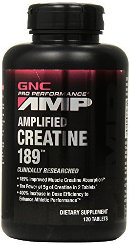 GNC Pro Performance AMP Amplified creatina 189 tableta, cuenta 120 por GNC