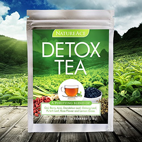 Naturaleza as té de desintoxicación de 14 días 100% Natural - #1 clasificado por expertos de todo el mundo - mejor cuerpo Herbal Cleanse, adelgazar y té de la pérdida de peso - también para el hígado y desintoxicación de la piel