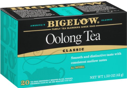 Bigelow chino Oolong té, cajas de 20-Count (paquete de 6)