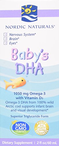 Nórdico Natural Baby DHA, paquete de 2, Total de 4 onzas