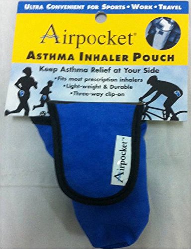Airpocket® asma inhalador bolsa (azul)