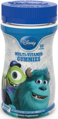 Universidad de monstruos de Disney completa multi-vitamina gomitas, 60Count