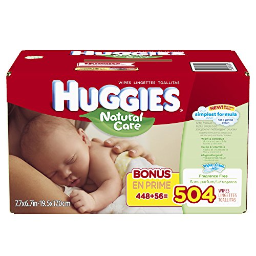 Huggies Natural Care toallitas, recarga, cuenta 504