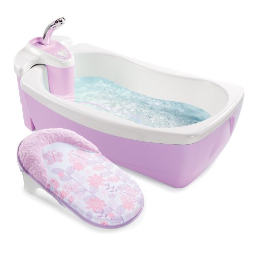 Verano niño Lil' lujos burbujeante bañera de hidromasaje y ducha bañera, violeta
