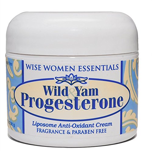 Mejor Wild Yam y progesterona no crema 2 oz parabenos sin fragancia - mezcla de liposomas - vitamina E, C, A - sin productos de origen Animal - Wise Essentials