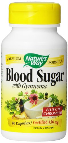 Azúcar en la sangre de la naturaleza forma con Gymnema, 90 cápsulas