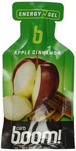 CARB Boom - Carb Boom! Gel de energía - manzana canela, 24 paquetes