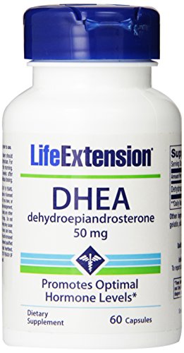 Vida extensión DHEA 50 Mg, 60 cápsulas