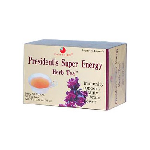 Salud rey Presidente s de energía té de hierbas - 20 bolsitas de té