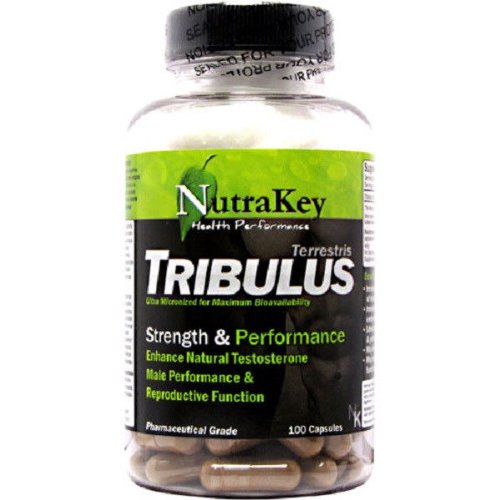 Testosterona de grado farmacéutico NUTRAKEY TRIBULUS - 100 cápsulas