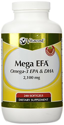 Vitacost Mega EFA Omega-3 EPA y DHA - 2.100 mg por porción - 240 cápsulas
