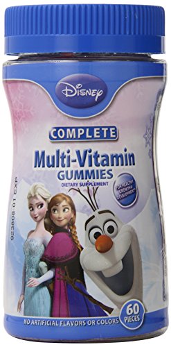 Disney congelado completa multi-vitamina gomitas, cuenta 60