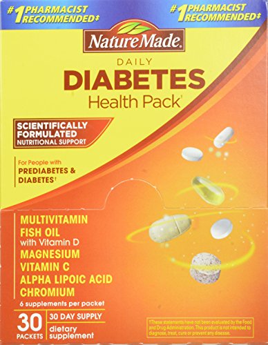 Naturaleza Diabetes Health Pack, 30-cuenta