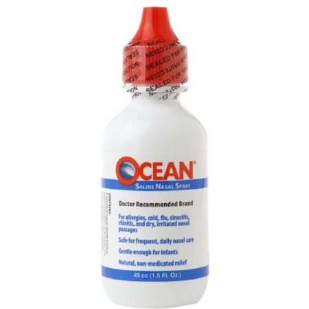 Paquete de 2 - OCEAN Saline Nasal Spray 45 ml