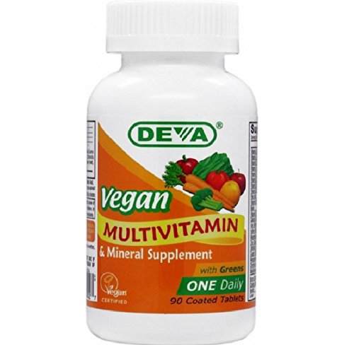 Deva vegana vitaminas diario multivitaminas y minerales suplemento 90 tabletas (paquete de 2)
