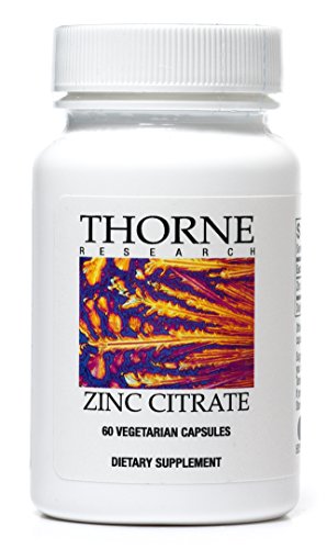 Thorne Research - Zinc citrato - 60 cápsulas vegetarianas