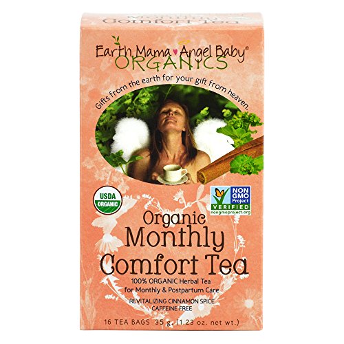 Té orgánico de confort mensual para postparto y mensual ciclo 16 bolsas de té/caja (Pack de 3)