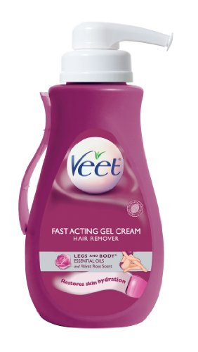 Gel Veet crema de removedor de pelo con aceites esenciales, onza 13,50