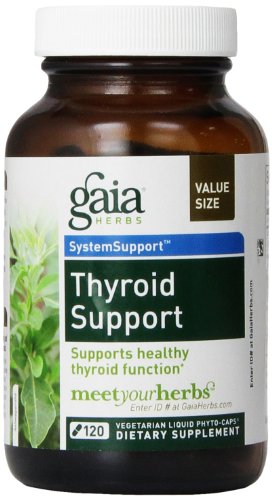 Gaia hierbas tiroides soporte líquido Fito-cápsulas, 120 cuenta