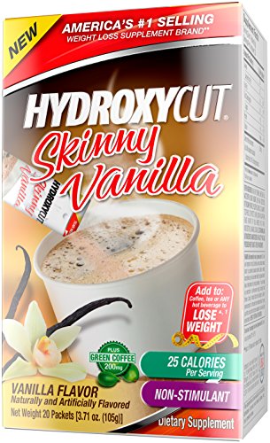 Café de Hydroxycut aromatizantes suplementos de pérdida de peso, Skinny vainilla, cuenta 20